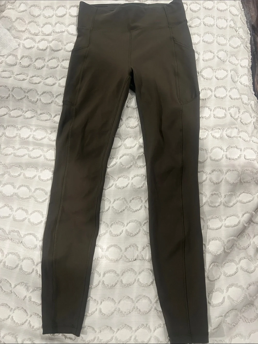 lululemon athletica Olive Green Active Leggings